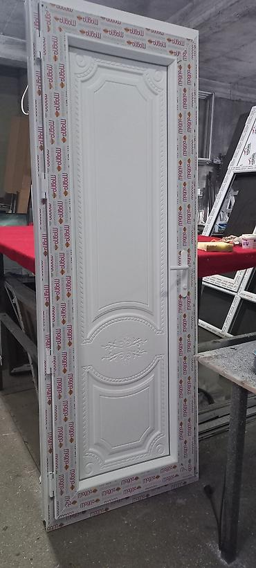 plastic qapi: Yeni Plastik qapı 80x200 sm Zamok və çərçivə ilə, Zəmanətli, Pulsuz quraşdırma, Pulsuz çatdırılma, Rayonlara çatdırılma — 5