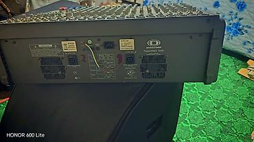 акустический бас: Dynacord PowerMate 1600 mikser + Electro‑Voice Tour X akustik sistem — 2