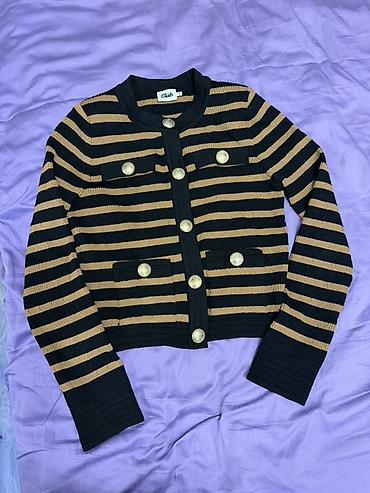 Brend: Beymen Club Model: Zolaqlı trikotaj jaket/kardiqan Ölçü: XS