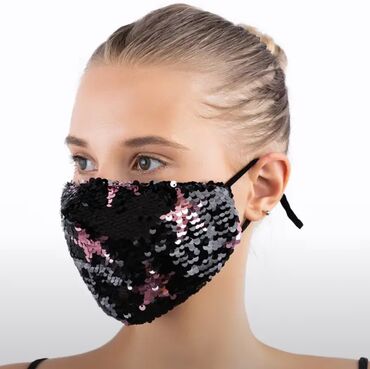 маска многоразовая: Многоразовая моющаяся маска для лица с блестками, защитная маска для
