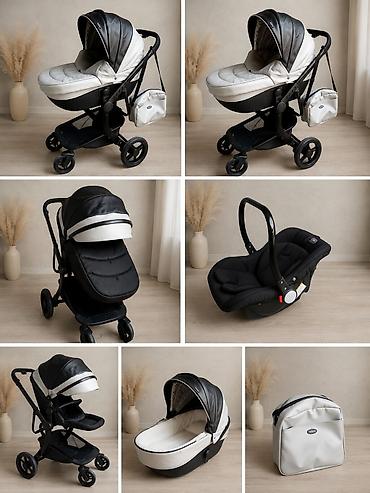 doona ikinci el: Burbay 3-ü 1-də dəst + QIŞ ÜSTLÜYÜ satılır. Rəng: Boz-Qara Vəziyyət — 1