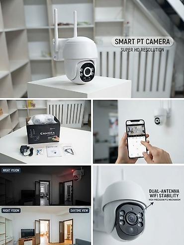 Умная поворотная Wi‑Fi камера наблюдения (SMART PT CAMERA, Super HD
