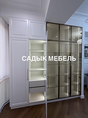 спаль: Шкаф на заказ, Распашной, Комбинированные, Бесплатная доставка, Дизайн, проект, Установка, сборка, Гарантия — 7