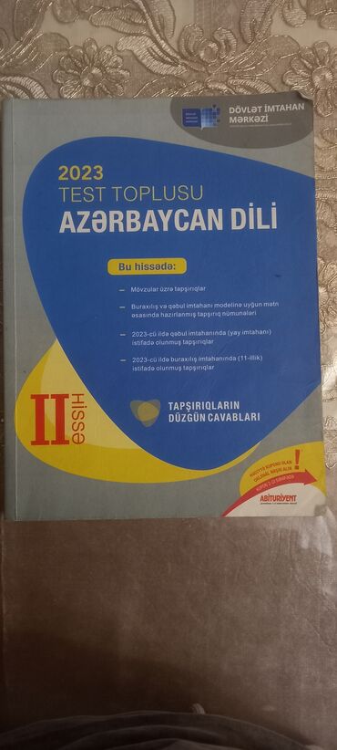 fizika test toplusu 2023 pdf: Azərbaycan dili Testlər 11-ci sinif, 2-ci hissə, 2023 il