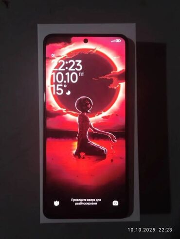 кожаные чехлы: Poco M4 Pro, цвет - Серый