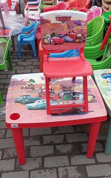 Yemək masaları, oturacaqları: Usaq ucun stol stul usaq ucun kreslo masa usaq ucun qabaq stolu — 6