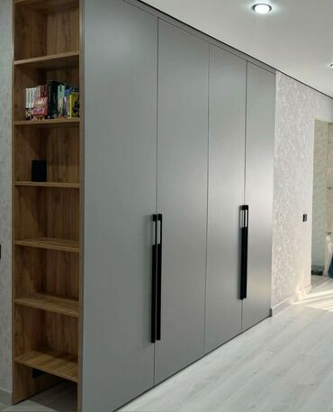 Шкафы для одежды: Мебель на заказ, Элегантный гардероб в современном стиле, выполненный — 10