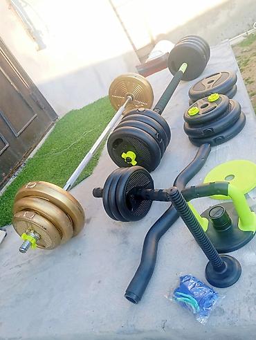 Ştanqlar və ştanq diskləri: Ştanq, Çəki: 65 kq, Yeni — 7