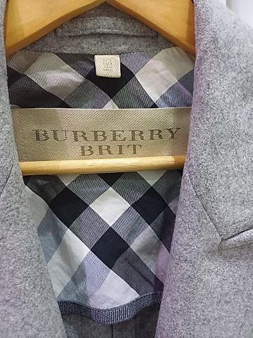 Palto, Burberry, M, rəng - Boz