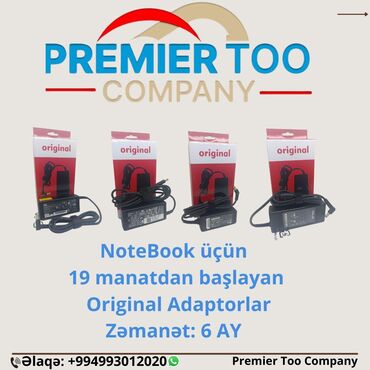 redimi not 9: Notebook üçün orijinal adaptorlar. Bu adaptorlar, noutbuklarınızın