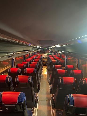 daxili turlar: Avtobus və mikro avtobuslar 56 və 28 yerlik, şəhər və ölkə daxili — 8