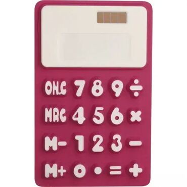 Ostala elektronika: *** AKCIJA *** #0937 Mekani Savitljivi Silikonski kalkulator; Dostupno — 11