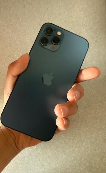 чехол google pixel 6: IPhone 12 Pro, Б/у, 128 ГБ, Синий, 73 %
