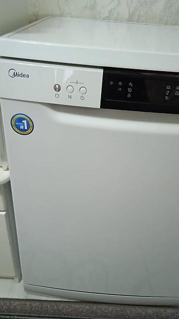 Техника для кухни: Посудомоечная машина Midea, полноразмерная, отдельностоящая, белая — 4