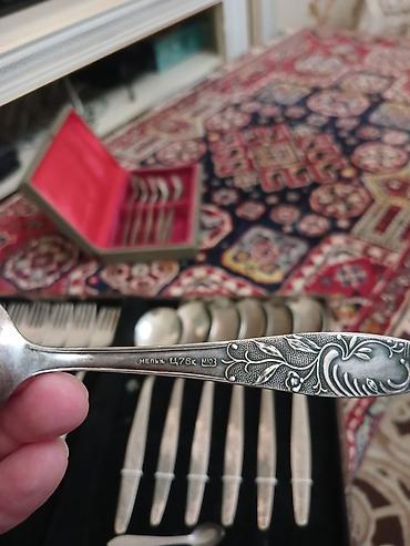 acar naboru satilir: Çay qaşığı dəsti 30 azn, böyük qaşıq-çəngəl dəsti 60 azn - Tərkib: bir — 3