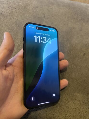 Apple iPhone: IPhone 14 Pro, 256 GB, Black Titanium, Simsiz şarj, Sənədlərlə, Zəmanət — 3