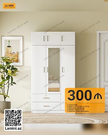 Mebel: 3 qapılı dolab – La Mini Xüsusiyyətlər: - Ölçülər: Dərinlik 47 sm x — 1