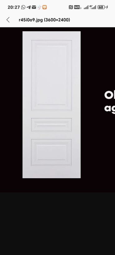 Otaq qapıları: Yataq otağı üçün Yeni Otaq qapısı 90x205 sm Naliçnik ilə, Ödənişli quraşdırma, Pulsuz çatdırılma -da lalafo.az — 17 Otaq qapıları: Yataq otağı üçün Yeni Otaq qapısı 90x205 sm Naliçnik ilə, Ödənişli quraşdırma, Pulsuz çatdırılma — 17