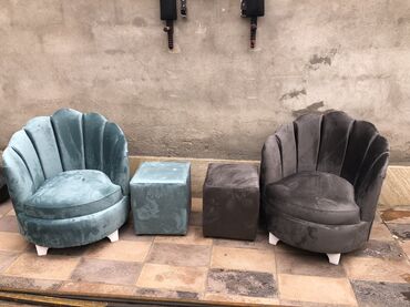 Kreslolar: Yeni, Kreslo, Vеlur parça, Kredit yoxdur — 12