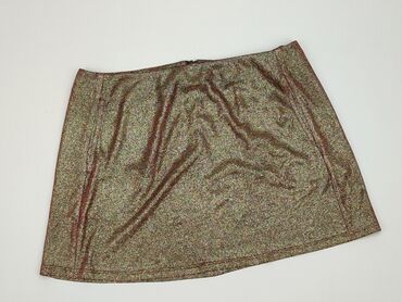 plisowane złota spódnice: Spódnica, L, stan - Bardzo dobry