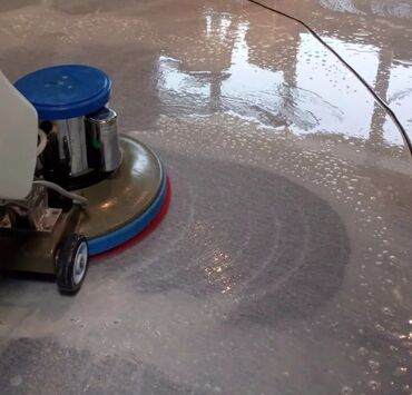 Уборочный инвентарь: Роторная машинка для мойки ковров брусчатки, бетонных полов, кафеля и — 2