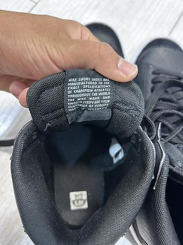 nike blazer: Мужские кроссовки, 37.5, 38, Nike, Б/у, цвет - Черный, Платная доставка, Самовывоз — 5