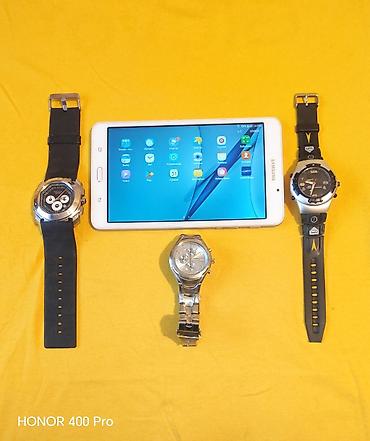 Tableti: Samsung Galaxy Tab (bela boja) + 3 ručna sata – set - Tablet: Samsung — 2