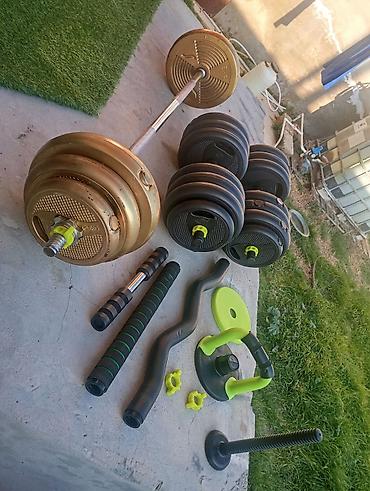 Ştanqlar və ştanq diskləri: Ştanq, Çəki: 65 kq, Yeni — 23