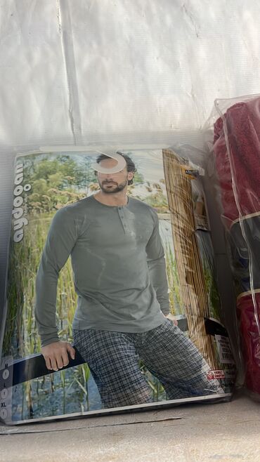 Домашние костюмы: Мужской домашний костюм, 5XL, L, XL, Новый, Платная доставка, Бесплатная доставка, Самовывоз — 31