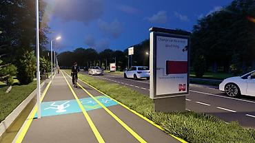 Фасадные 3D панели: Архитектурная 3D-визуализация уличной инфраструктуры Профессиональные — 6