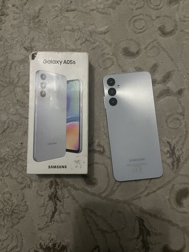 samsung j1: Samsung Galaxy A05s, Б/у, 128 ГБ, цвет - Синий, 2 SIM