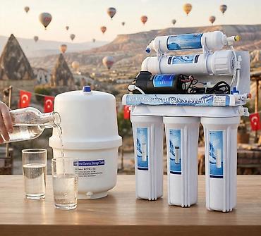 садовый фильтр: Система очистки воды «Reverse Osmosis System» с накопительным баком — 3
