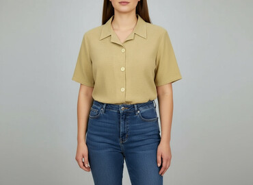 bluzki z krótkim rękawem allegro: Women`s shirt, size 2XL