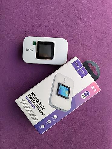 4g data kart: Cib modemi "Hoco". 4G Mobil Portativ Wi‑Fi (ekranlı). Bakı — 1