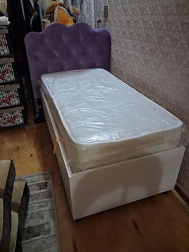матрас для машины: Новый, Односпальная кровать, С подъемным механизмом, С матрасом, Без выдвижных ящиков — 1