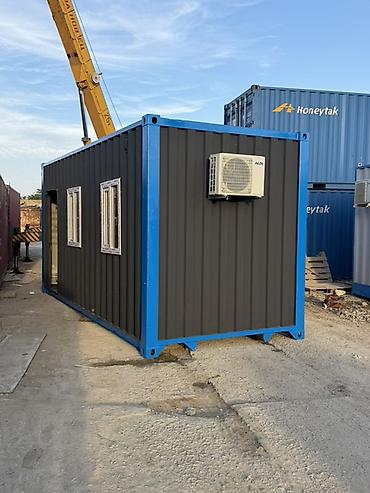 konteyner satilir: 20 futlu ofis/konteyner modul - Ölçü: təxminən 6 m (uzunluq) x 2,4 m — 1