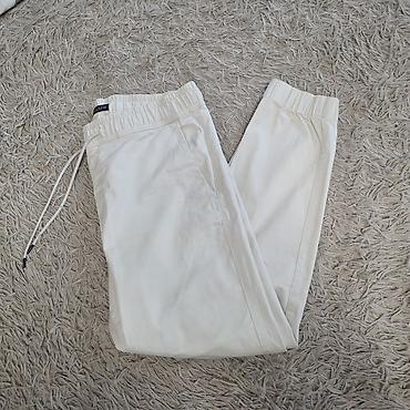 Брюки: Мужские брюки, XL, 2XL, L, Zara, Б/у, цвет - Бежевый, Платная доставка, Бесплатная доставка, Самовывоз — 2