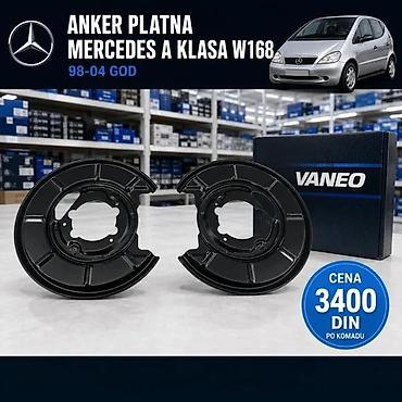 Kočioni sistem: ANKER PLATNA MERCEDES A KLASA W168 98-04GOD VANEO | Anker platna — 2