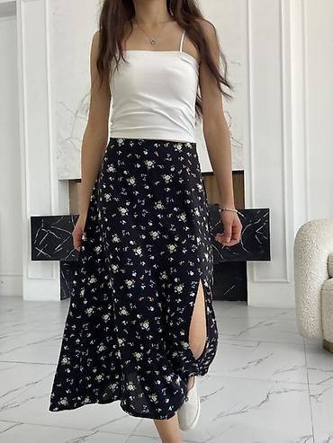 Юбки: Юбка миди с разрезом сбоку От 300 сом, оптом 250 сом в наличии 350 шт — 15