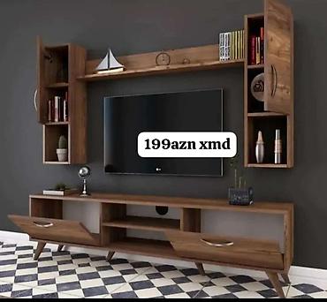televizo: Yeni, Düz TV altlığı, Polkalı, Laminat — 1