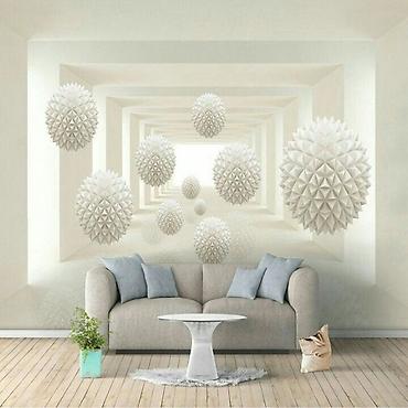 3d коврик: Фрески и фотообои для стен - Тематика: горные пейзажи с юртами и — 4