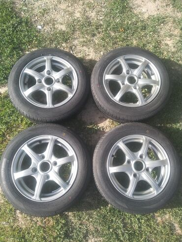 авто шыны: Дөңгөлөктөр монтажда 155 / 65 / R 13, Жай, Жаңы, Комплект, Жеңил унаалар, Куйма, тешиктери - 4