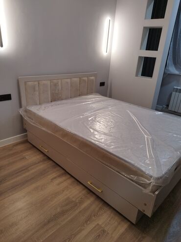 Двуспальные кровати: Двуспальная кровать, С ящиком для хранения, длина - 200 см — 8