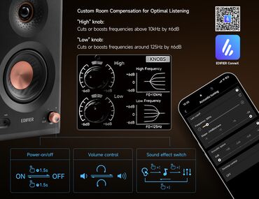 Musiqi mərkəzləri: 🎼 Edifier MR5 Tri-amped Studio Monitor (110W) Edifier MR5 Black — 6