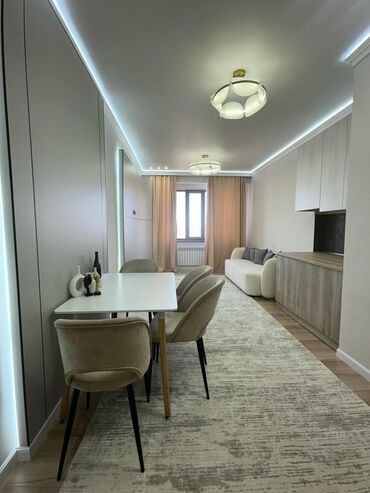 ак ордо квартир: 2 комнаты, 66 м², Элитка, 14 этаж, Евроремонт