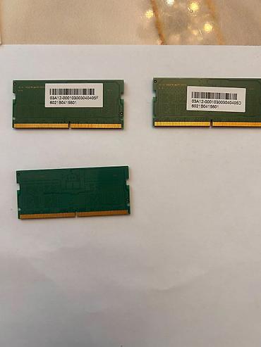 kompüter satisi: Operativ yaddaş (RAM) Samsung, 8 GB, > 4000 Mhz, DDR5, Noutbuk üçün, İşlənmiş — 9