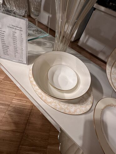 Nahar dəstləri və servizlər: Nahar dəsti, rəng - Sarı, Farfor, 12 nəfərlik, Yaponiya — 3