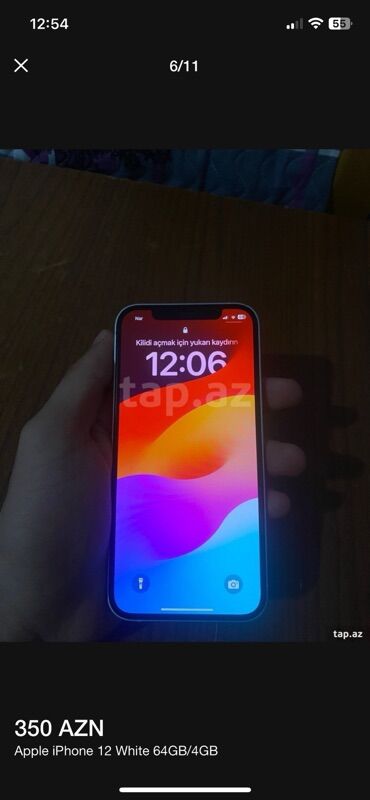 Apple iPhone: IPhone 12, 64 GB, Ağ — 6