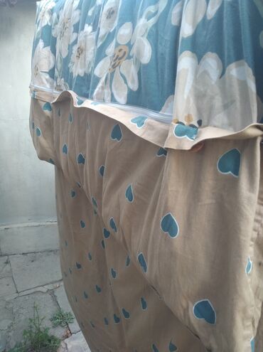 простое лоскутное одеяло: Цвет - Голубой, В рассрочку, Б/у