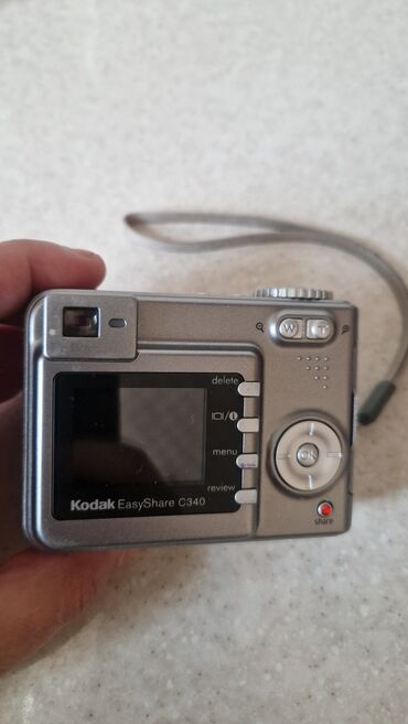 vayfaylı kamera: Kodak EasyShare C340 rəqəmsal fotoaparat - Gümüşü korpus, kompakt